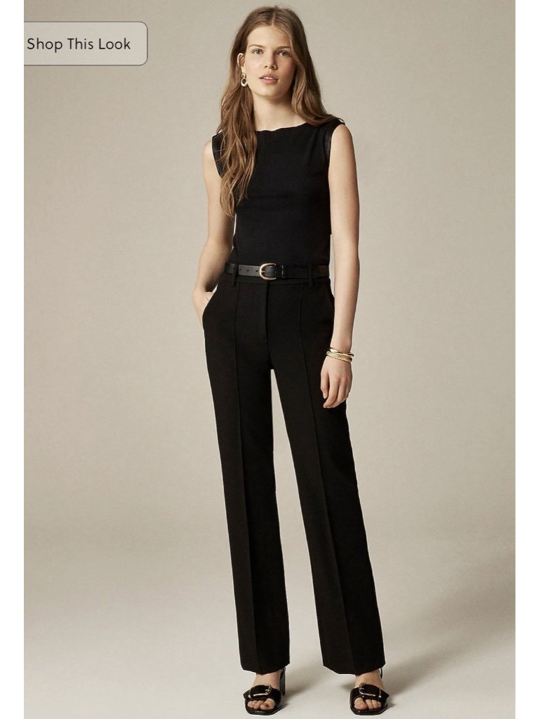 J.Crew Petite Natalia Pant Four-Season Stretch Sz P0 Work-Night Out Nwt #Cc479